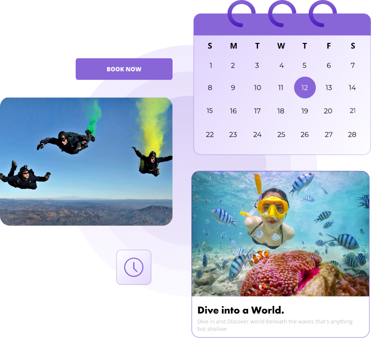 online booking software for all tours and activities
