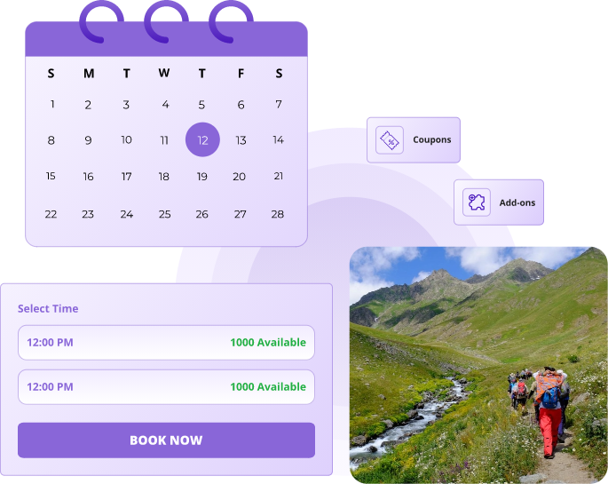 trekking tour booking software