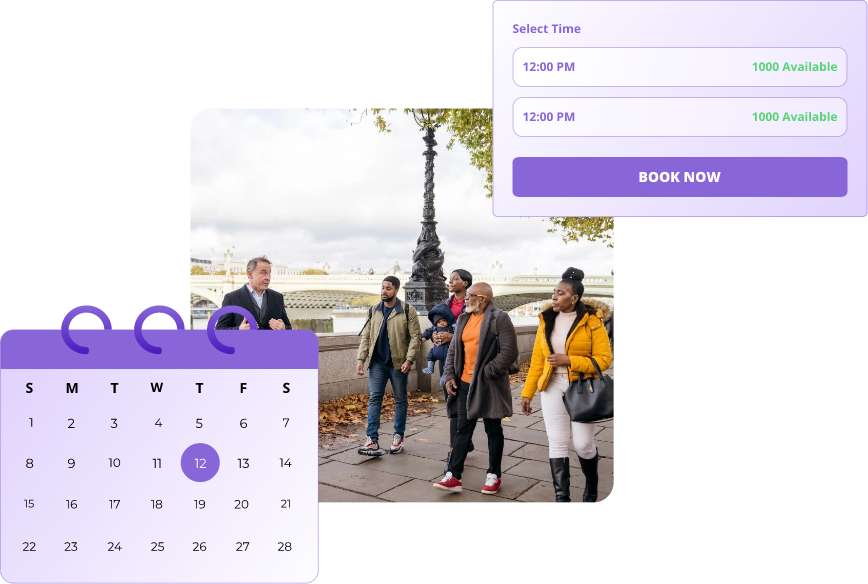 walking tour scheduling software